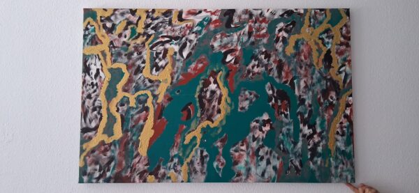 La señora 1,07x69 (acrílico sobre lienzo)