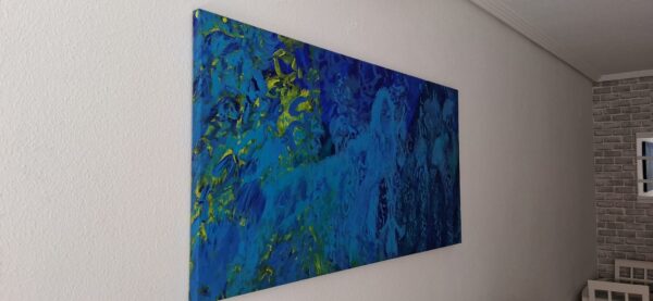 El caballero se descubre 141x69 (Acrílico sobre lienzo) - Imagen 3