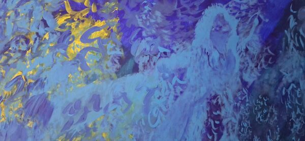 El caballero se descubre 141x69 (Acrílico sobre lienzo) - Imagen 5